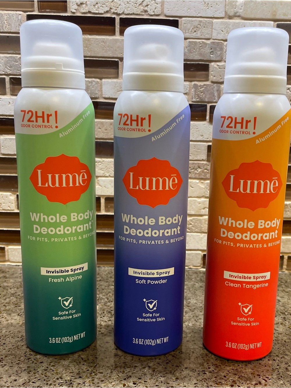Lume Whole Body Deodorant Spray — Fresh Alpine Green